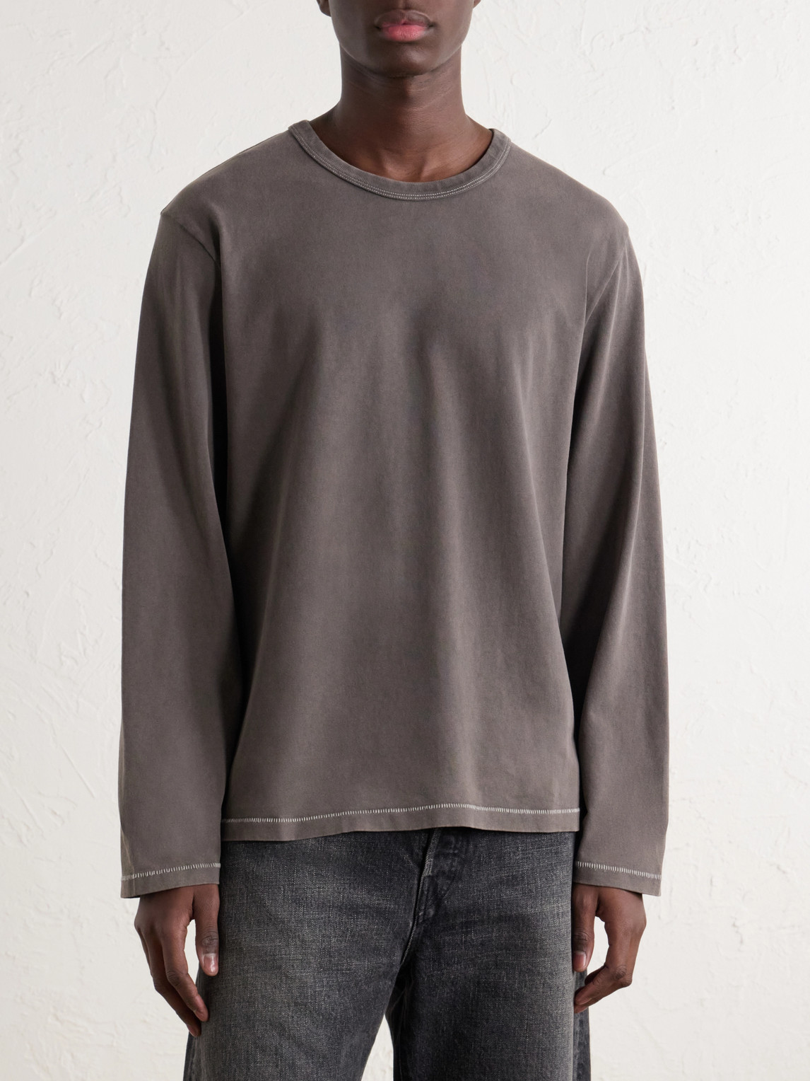 Garment-Dyed Cotton-Jersey T-Shirt