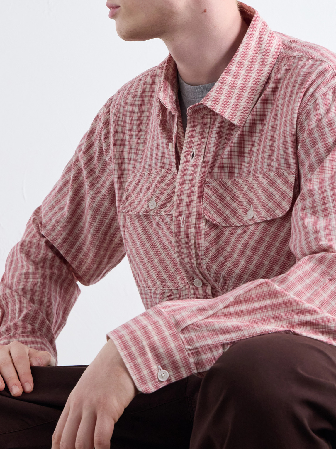 Americana Checked Cotton Shirt