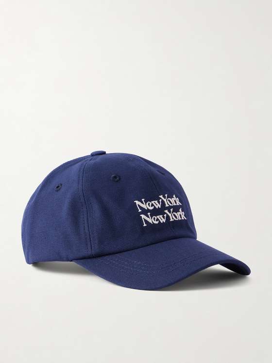 Corridor New York Embroidered Cotton-Canvas Cap