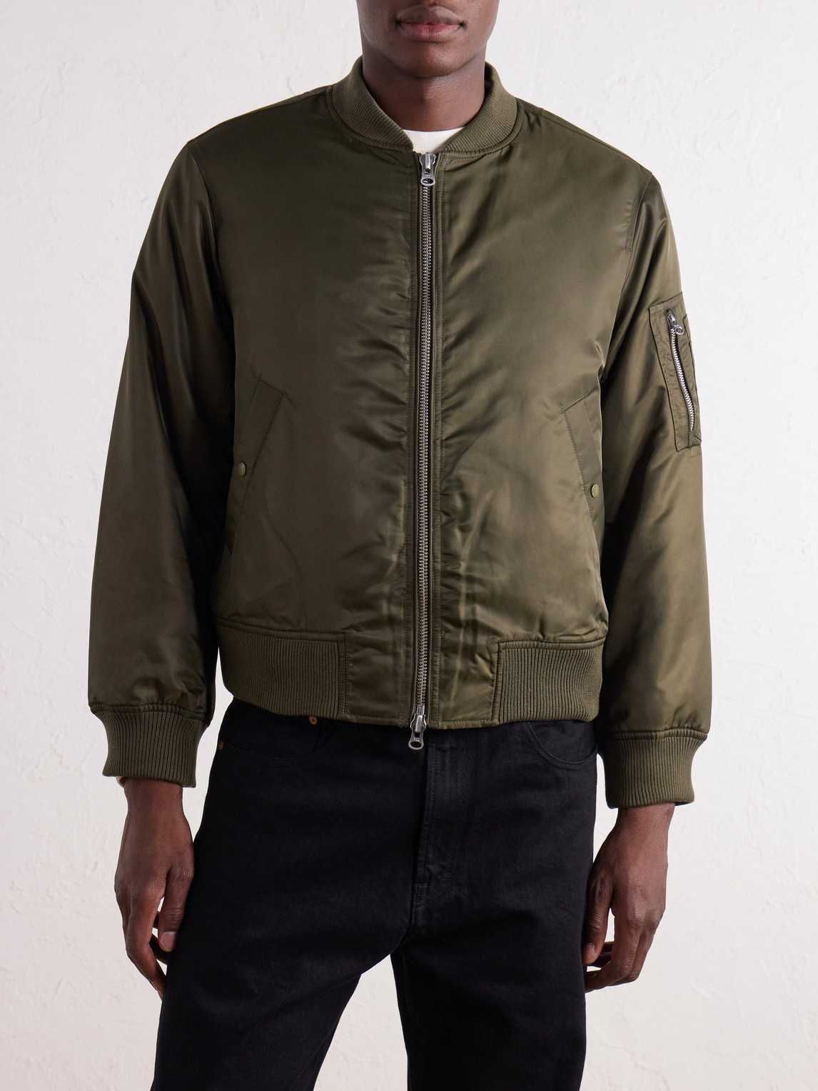 Padded Shell Bomber Jacket