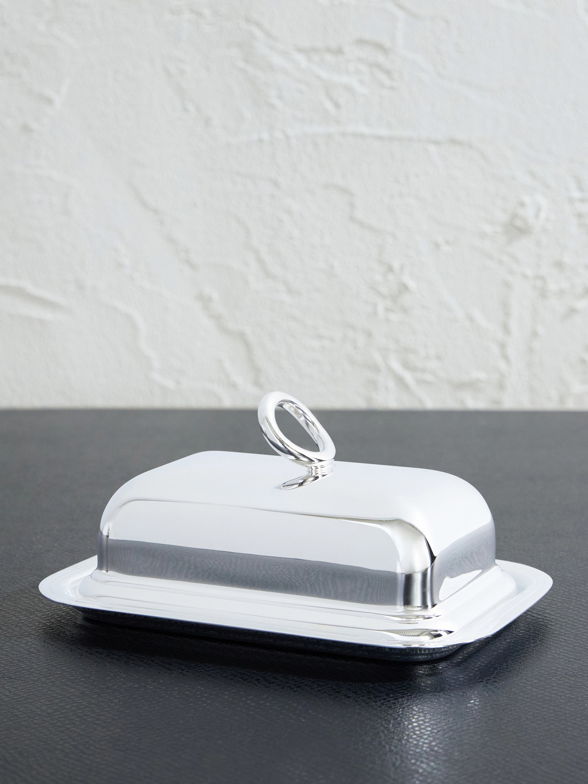 Christofle Vertigo Silver-plated Butter Dish