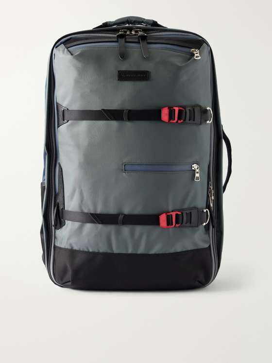 Masterpiece Potential 3Way Convertible Leather and Canvas-Trimmed CORDURA® MasterTeX Backpack