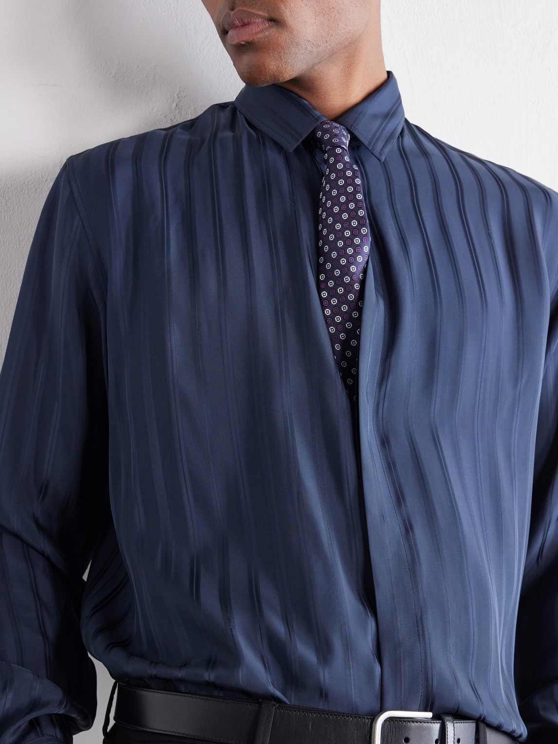 Striped Jacquard Shirt
