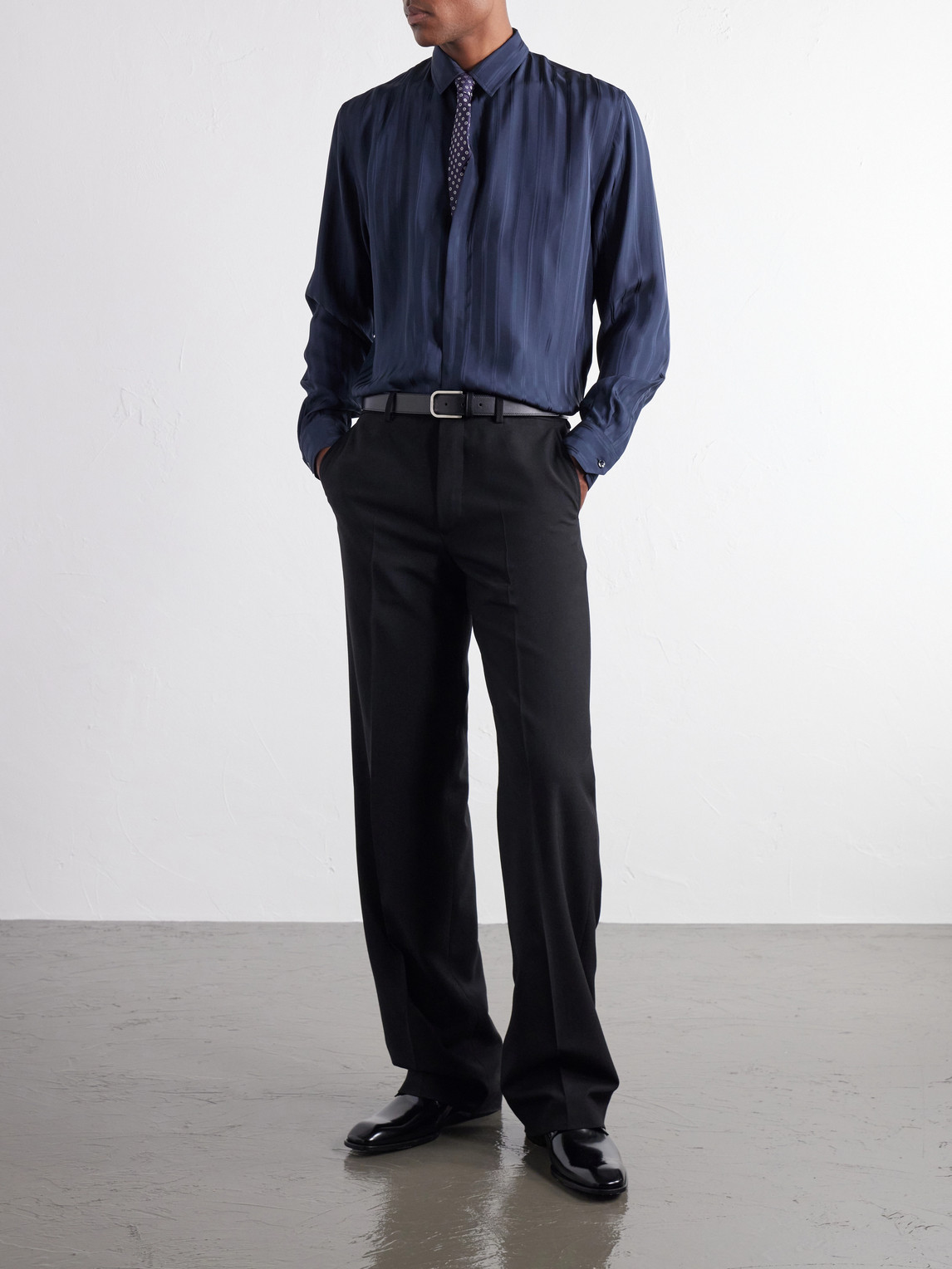 Striped Jacquard Shirt