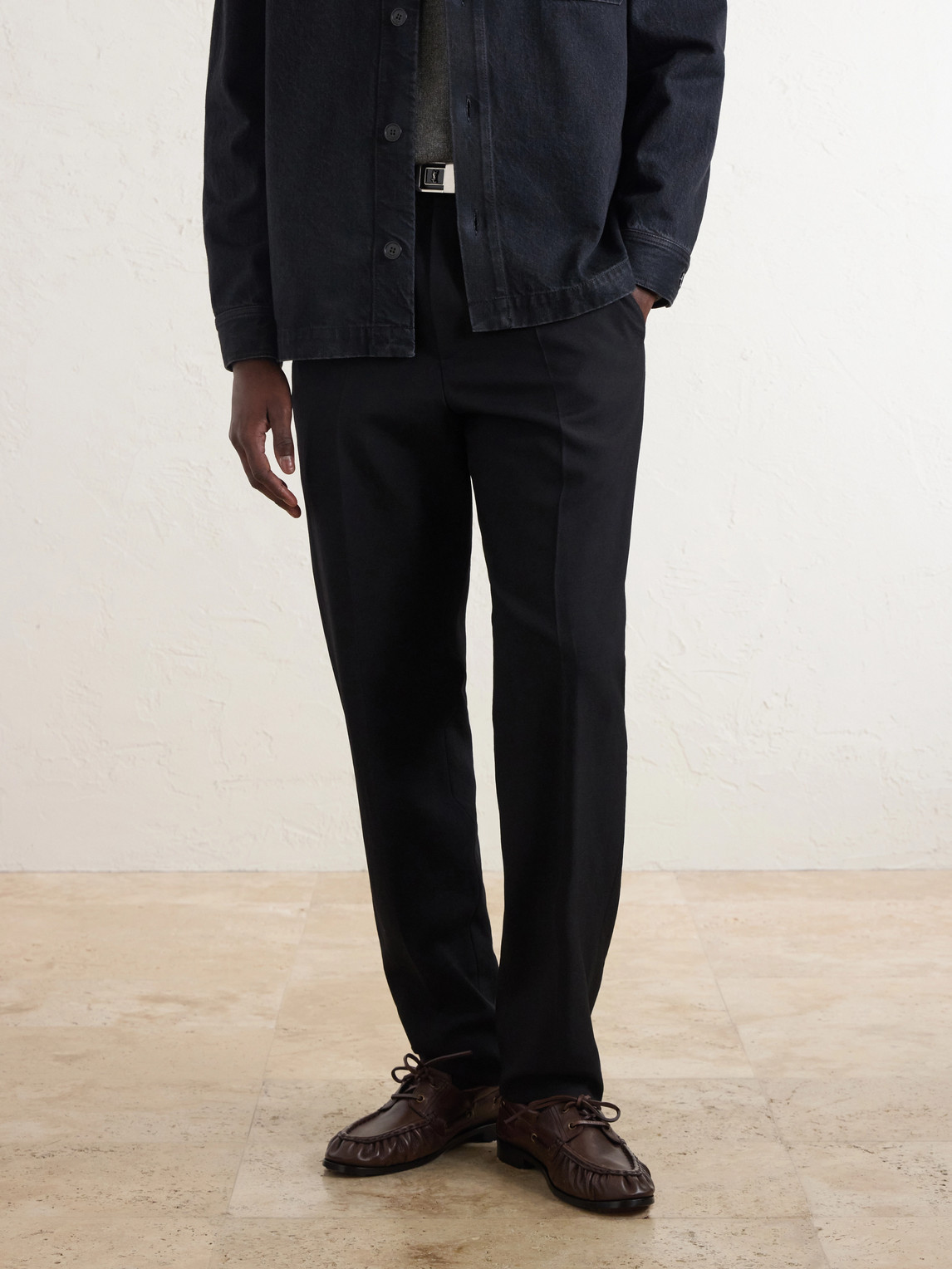 Le Loafer Monogram Logo-Appliquéd Loafers
