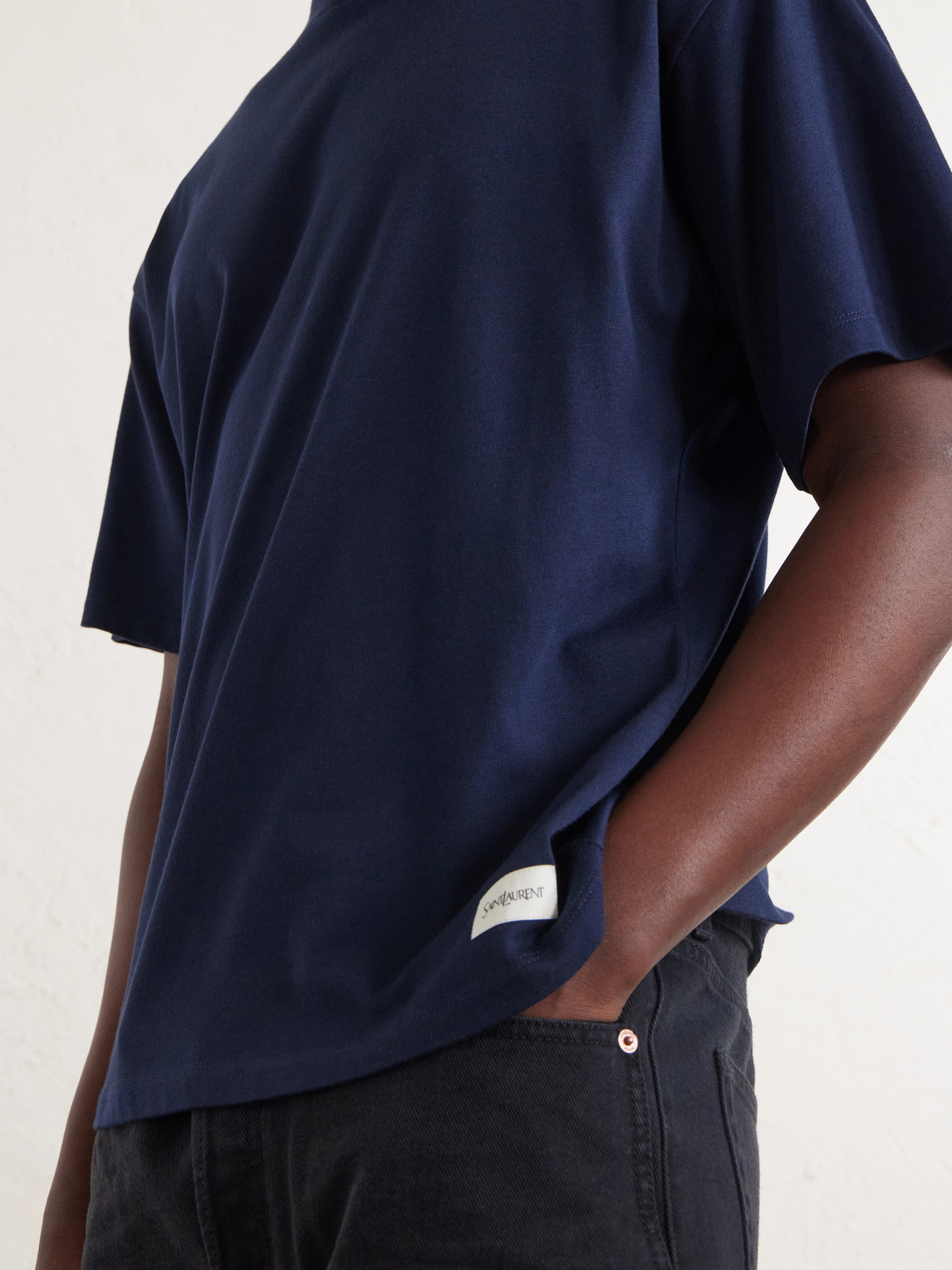 Logo-Appliquéd Cotton And Modal-Blend Jersey T-Shirt