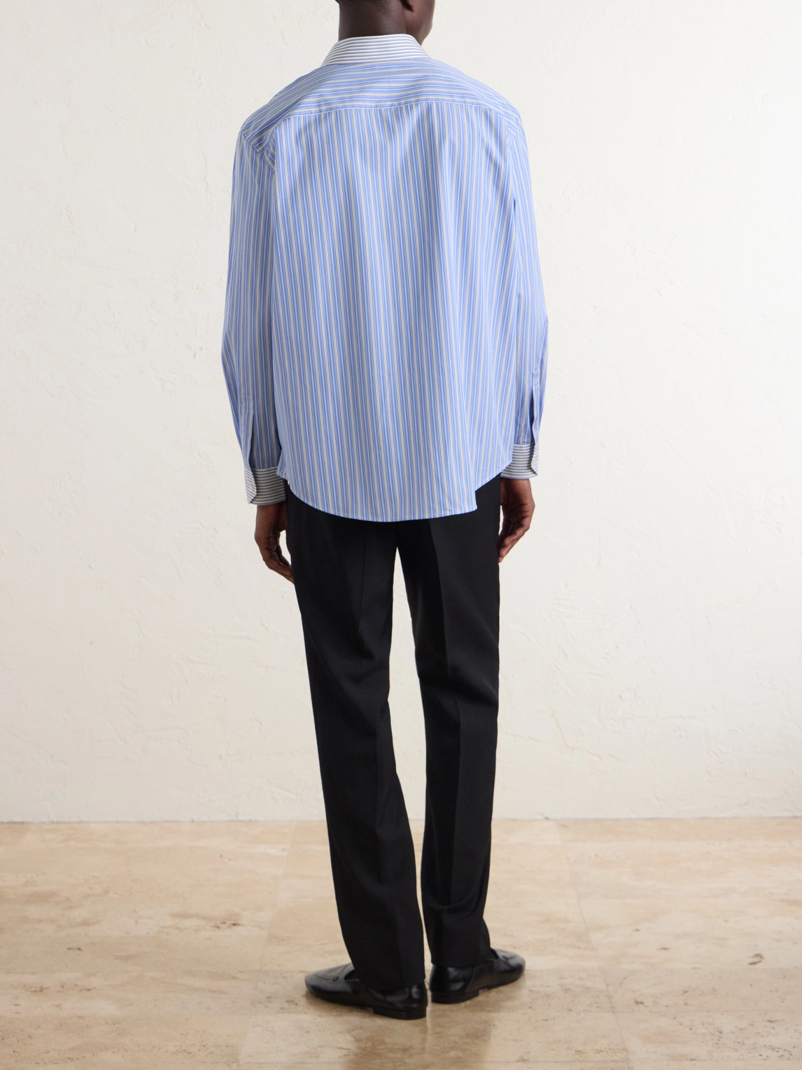 Striped Cotton-Poplin Shirt