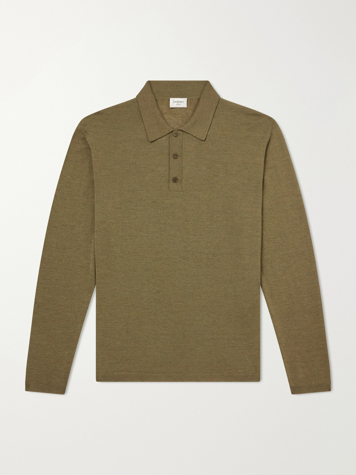 Cashmere, Silk And Linen-Blend Polo Shirt