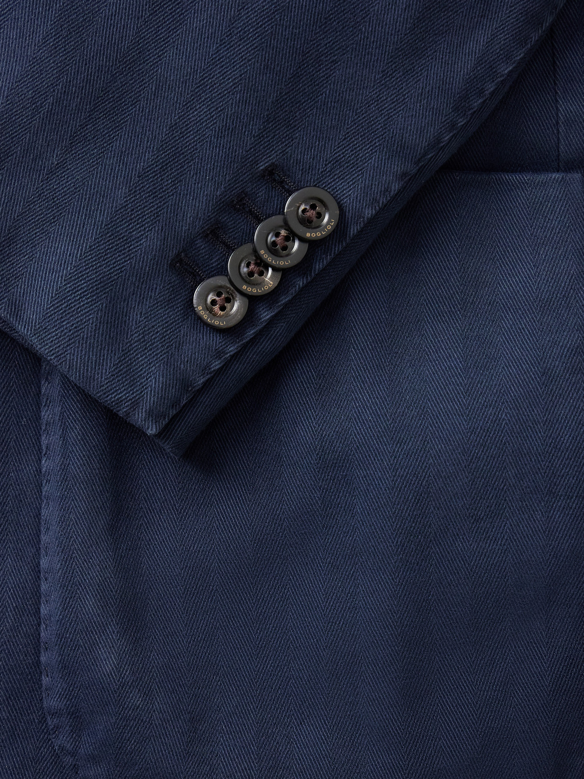 Herringbone Cotton And Cashmere-Blend Twill Suit Jacket