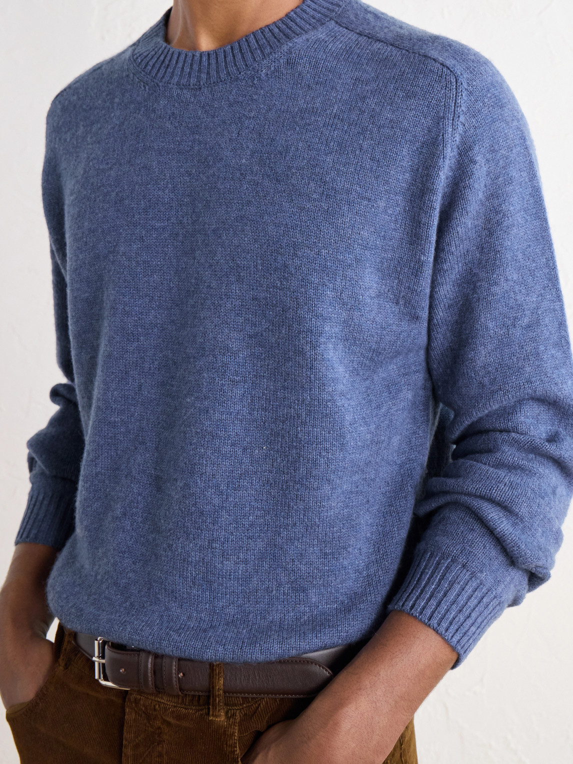 Virgin Wool And Cashmere-Blend Sweater