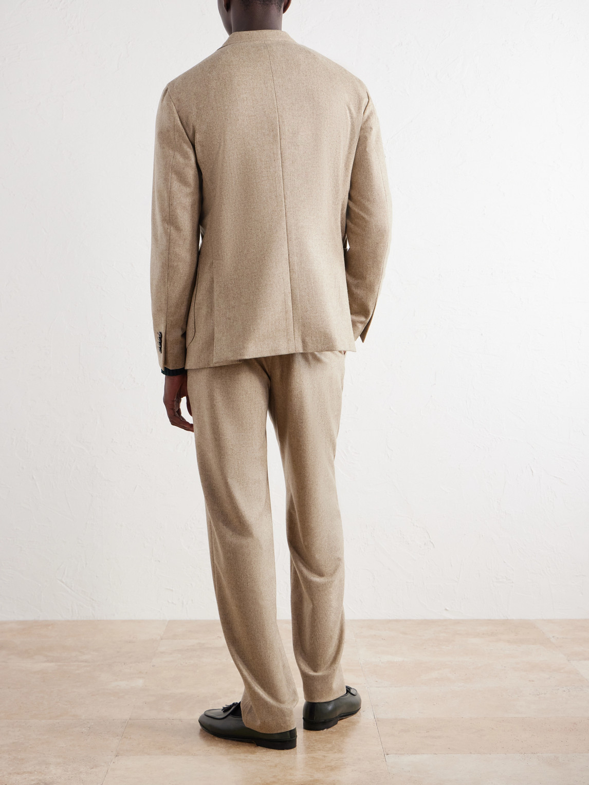 Virgin Wool-Flannel Suit Jacket