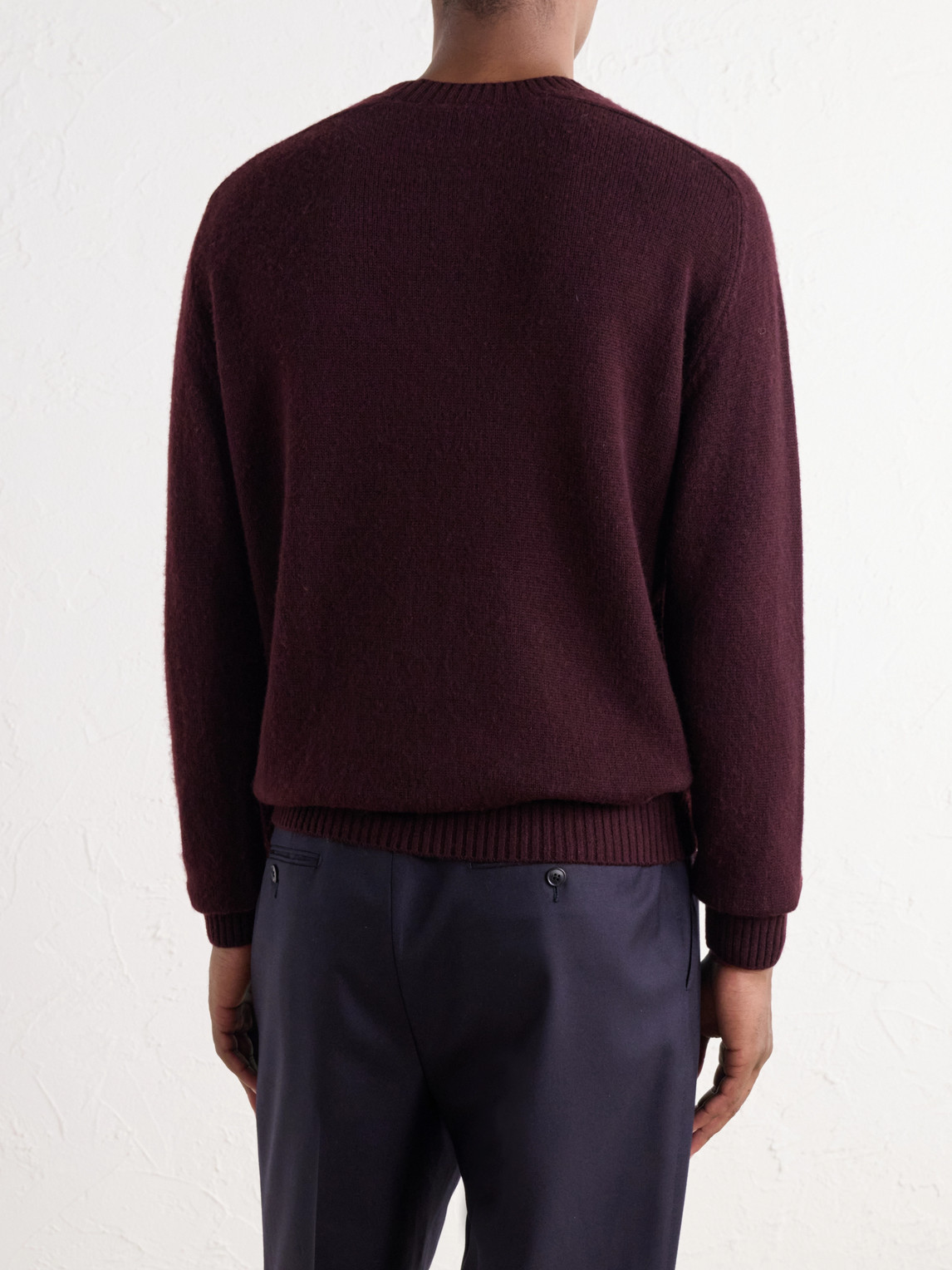 Virgin Wool And Cashmere-Blend Sweater