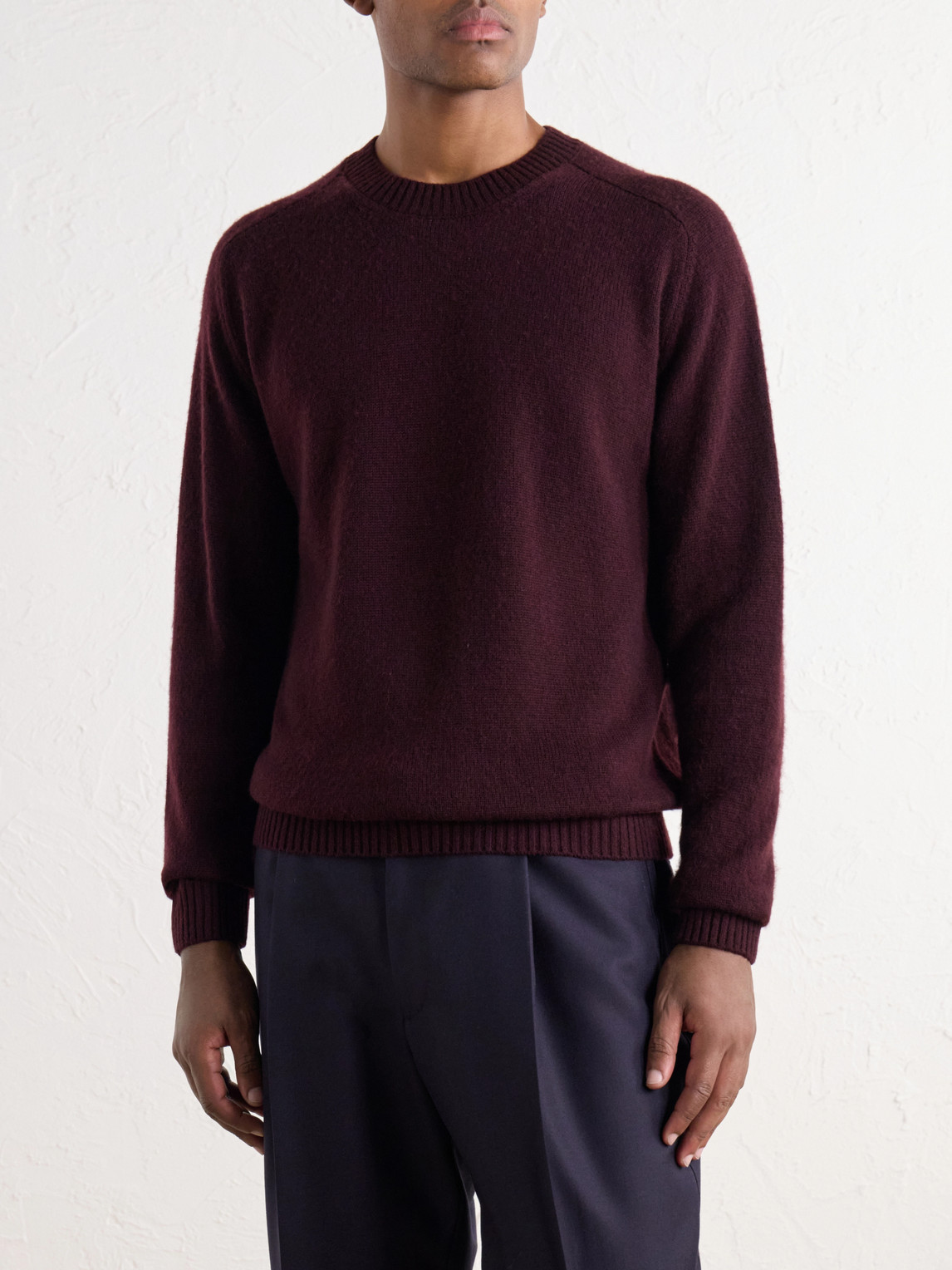 Virgin Wool And Cashmere-Blend Sweater