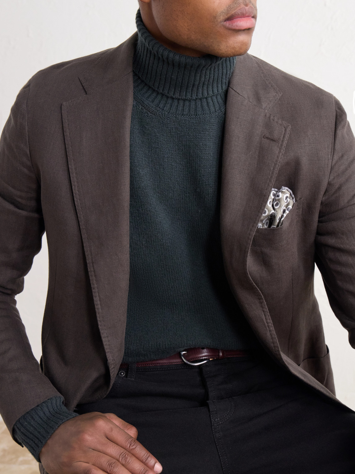 Virgin Wool And Cashmere-Blend Rollneck Sweater