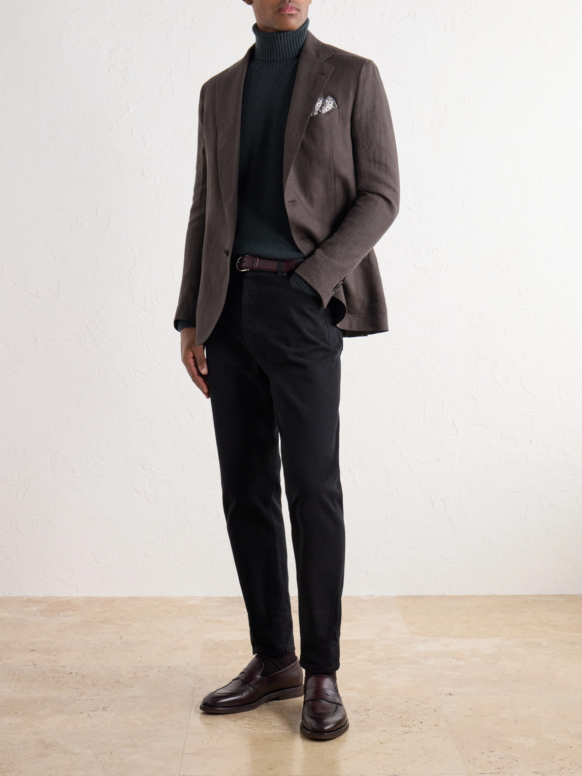 Virgin Wool And Cashmere-Blend Rollneck Sweater
