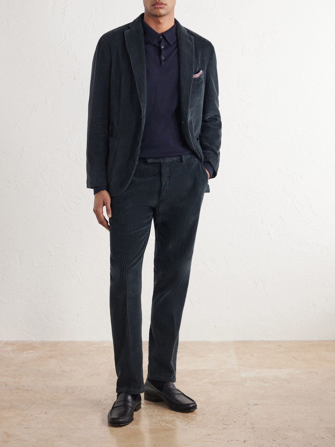 Cotton-Blend Corduroy Blazer