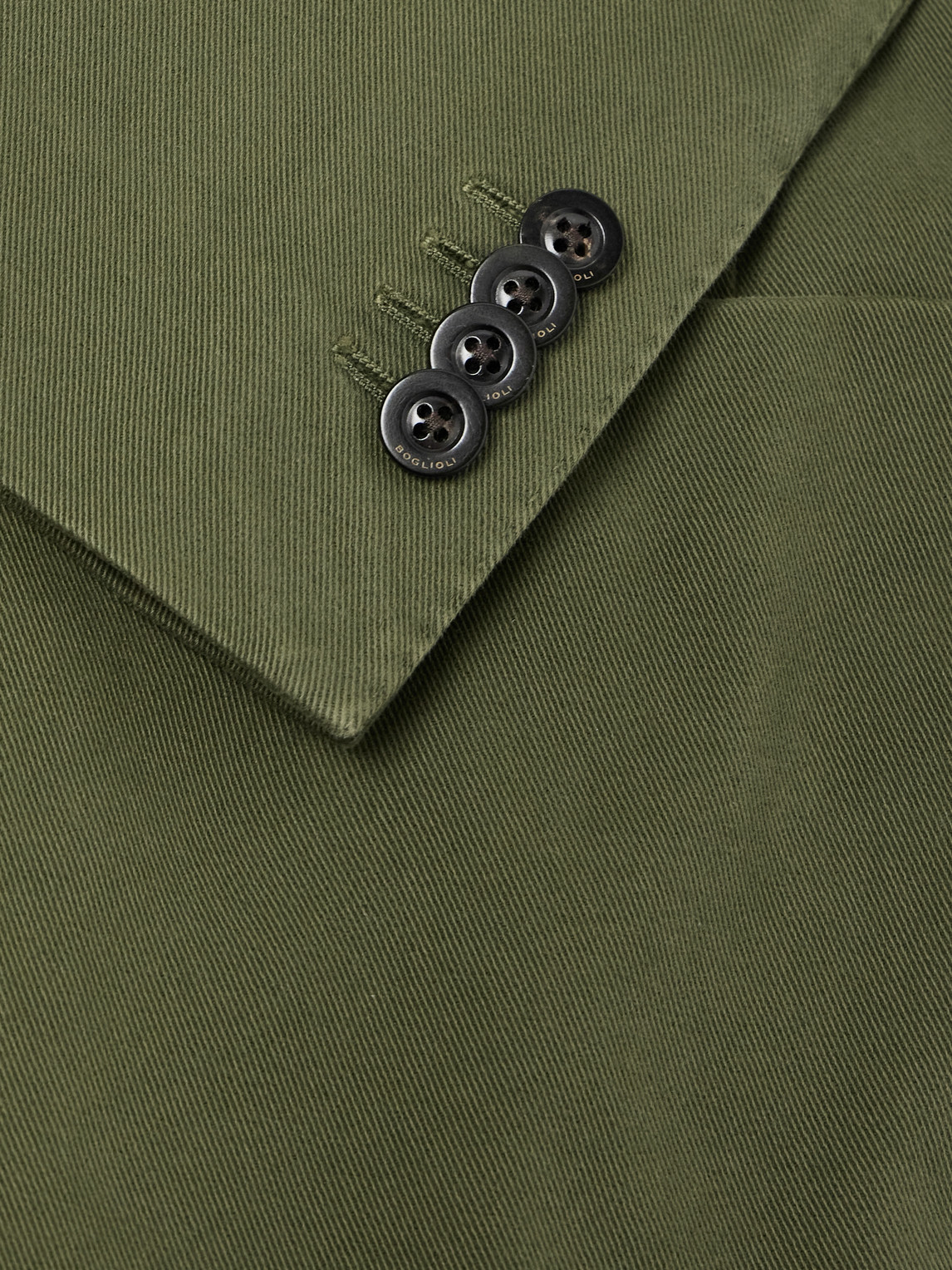 Stretch Cotton-Twill Suit Jacket