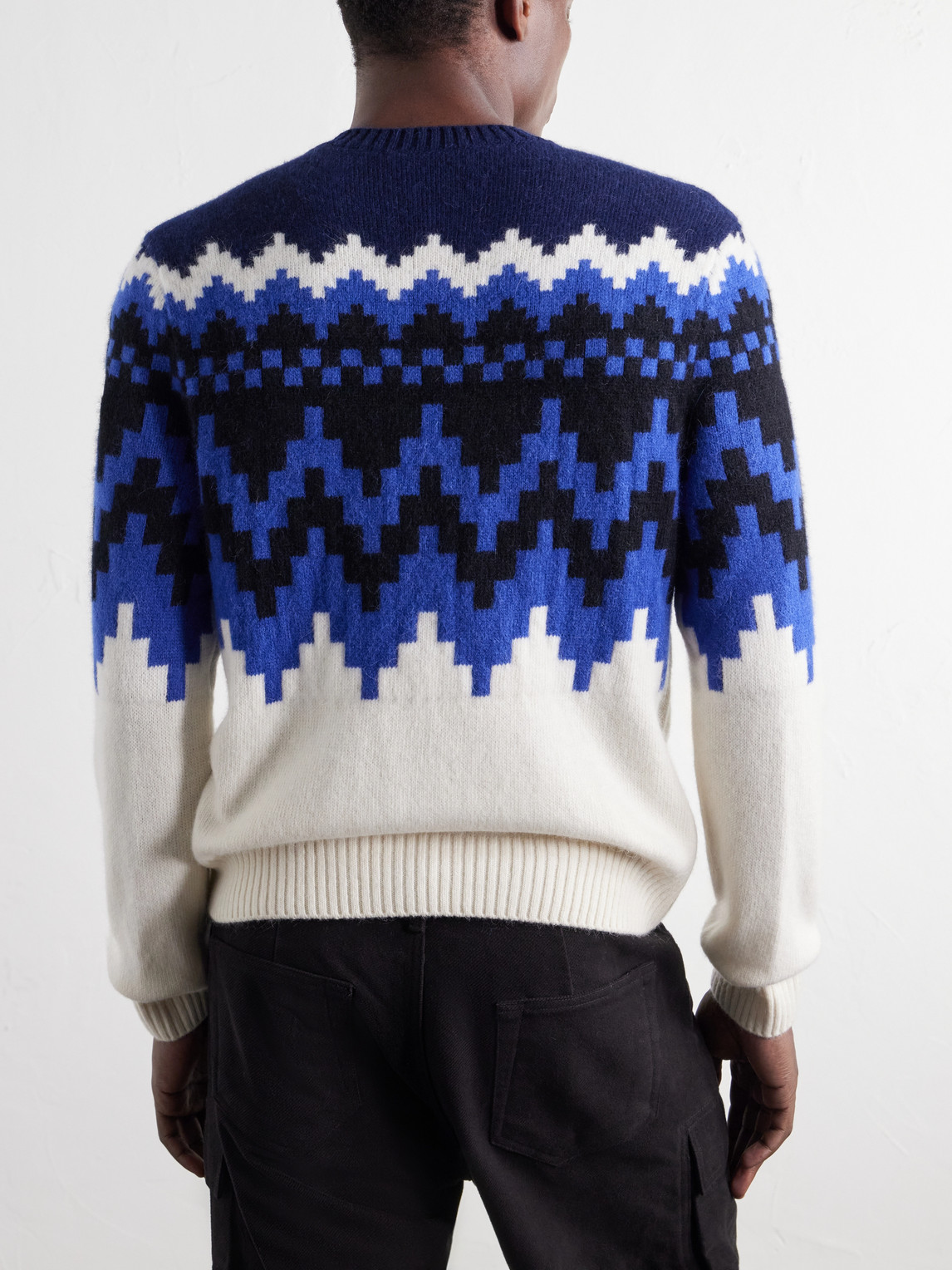 Eri Intarsia-Knit Wool And Alpaca-Blend Sweater