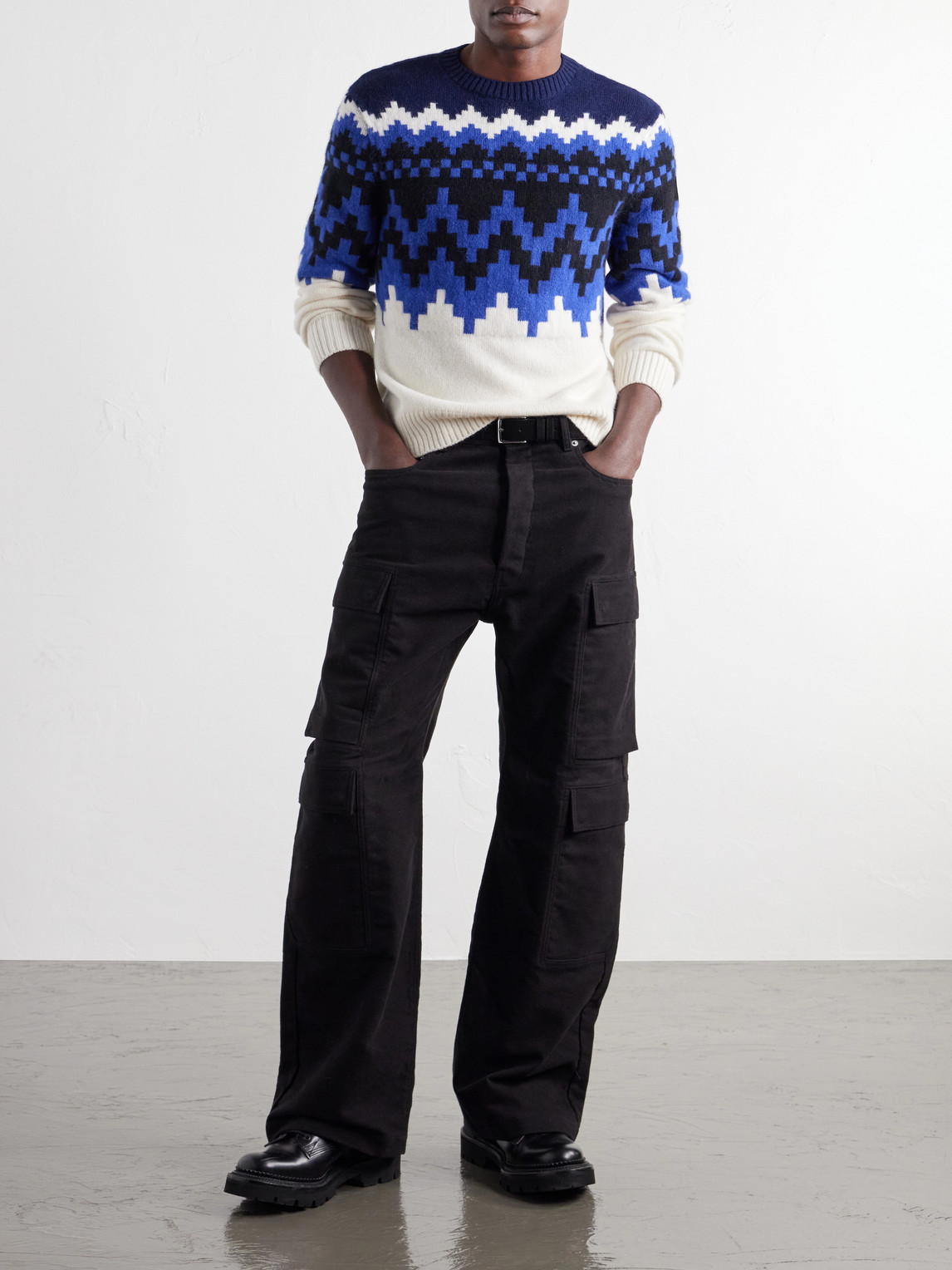 Eri Intarsia-Knit Wool And Alpaca-Blend Sweater