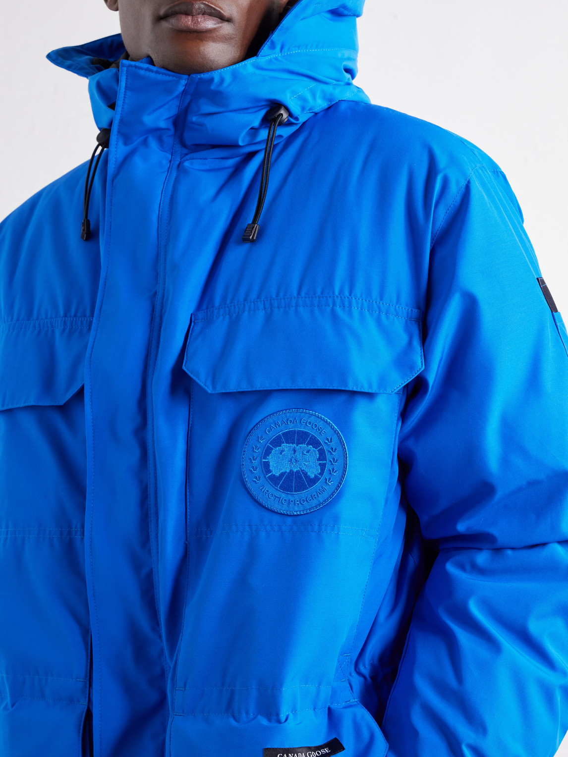 Expedition Hooded Logo-Appliquéd Shell Down Parka