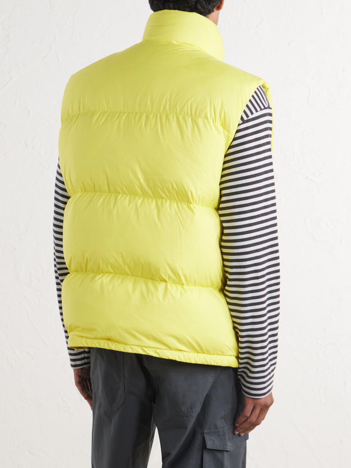 Sterling Logo-Appliquéd Quilted Shell Down Gilet