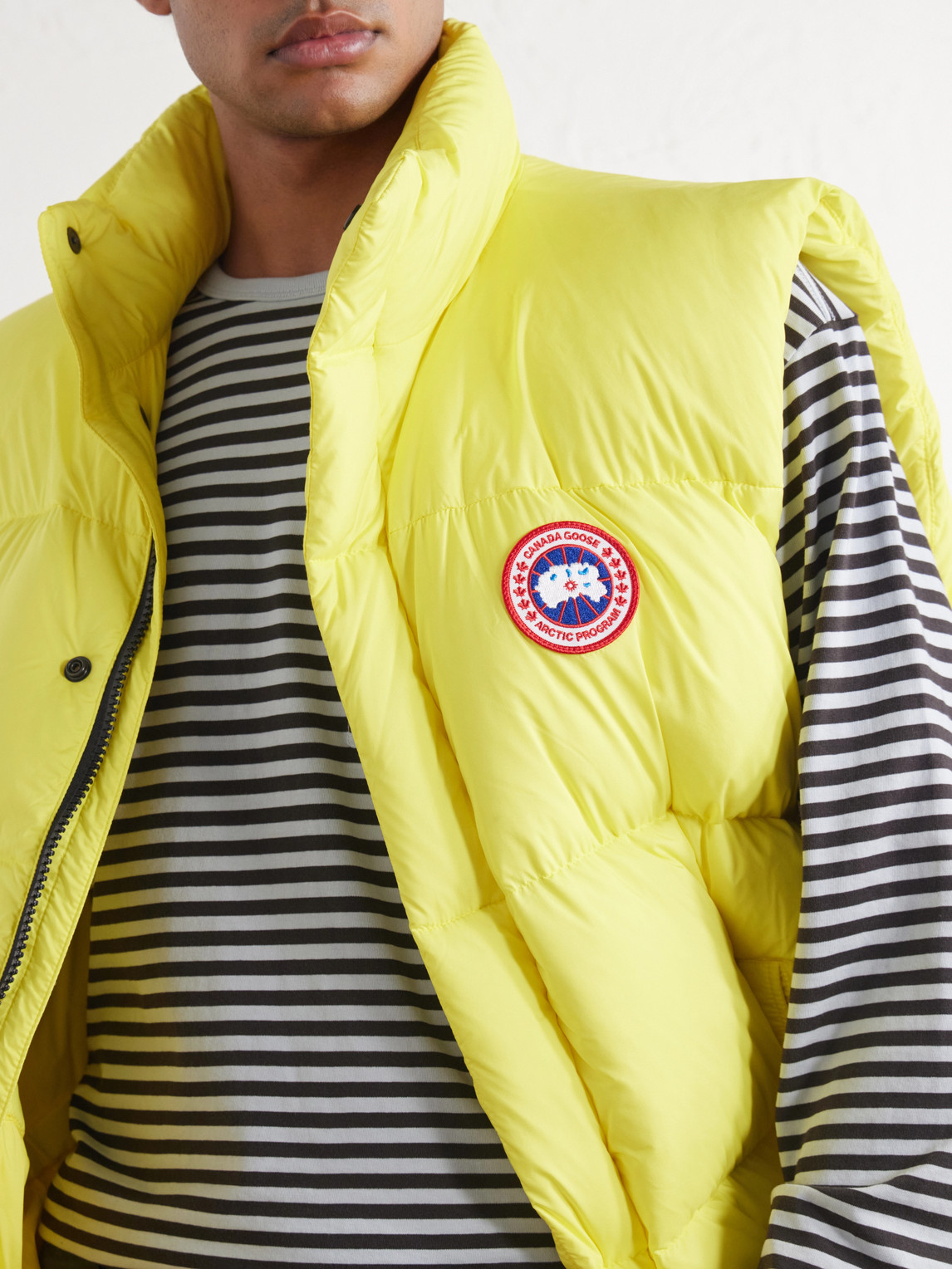 Sterling Logo-Appliquéd Quilted Shell Down Gilet