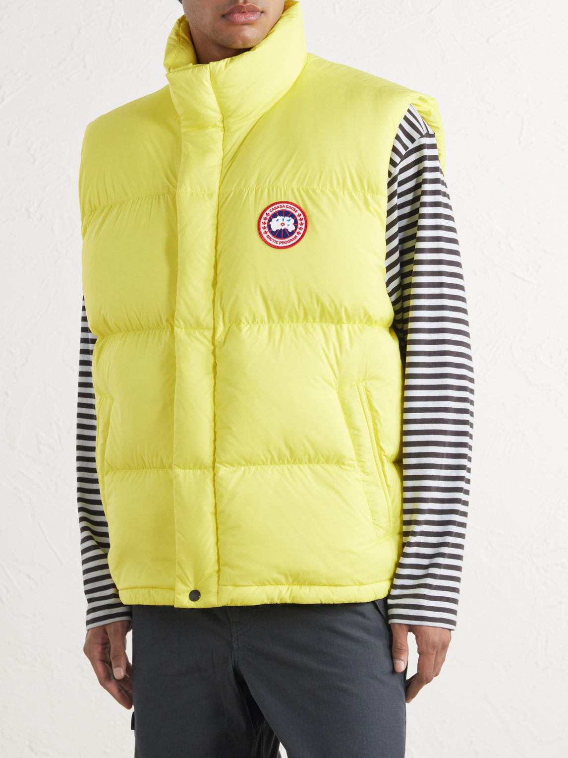 Sterling Logo-Appliquéd Quilted Shell Down Gilet