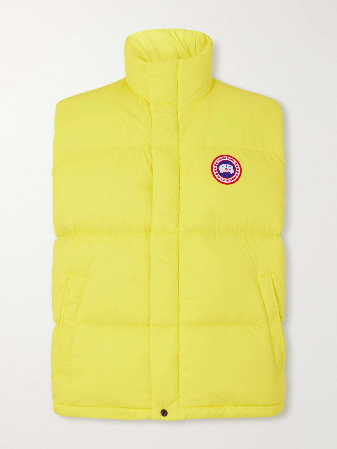 Sterling Logo-Appliquéd Quilted Shell Down Gilet
