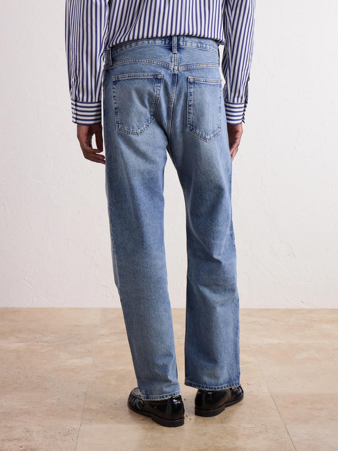 Magnus Straight-Leg Distressed Organic Cotton Jeans