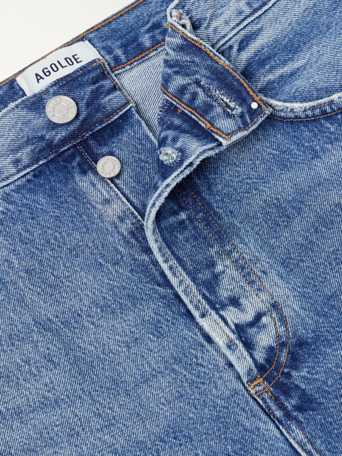 Magnus Straight-Leg Distressed Organic Cotton Jeans