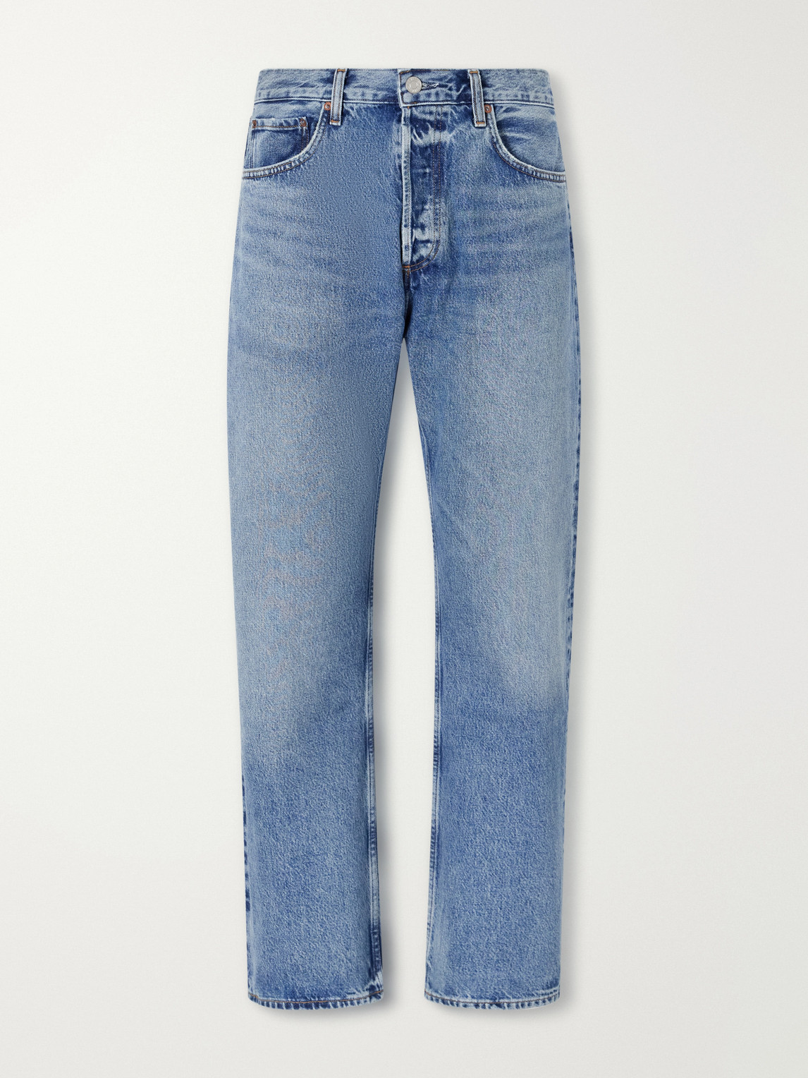 Magnus Straight-Leg Distressed Organic Cotton Jeans