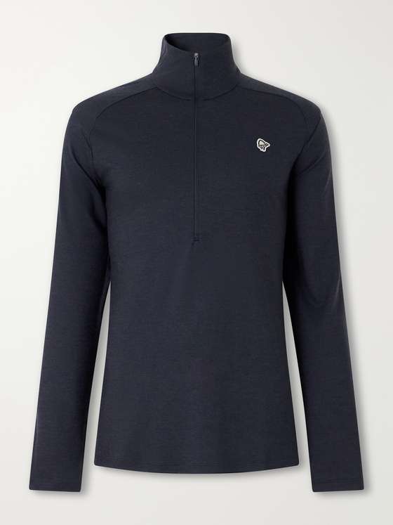 Norrna Femund Pureull Wool-Jersey Half-Zip Base Layer
