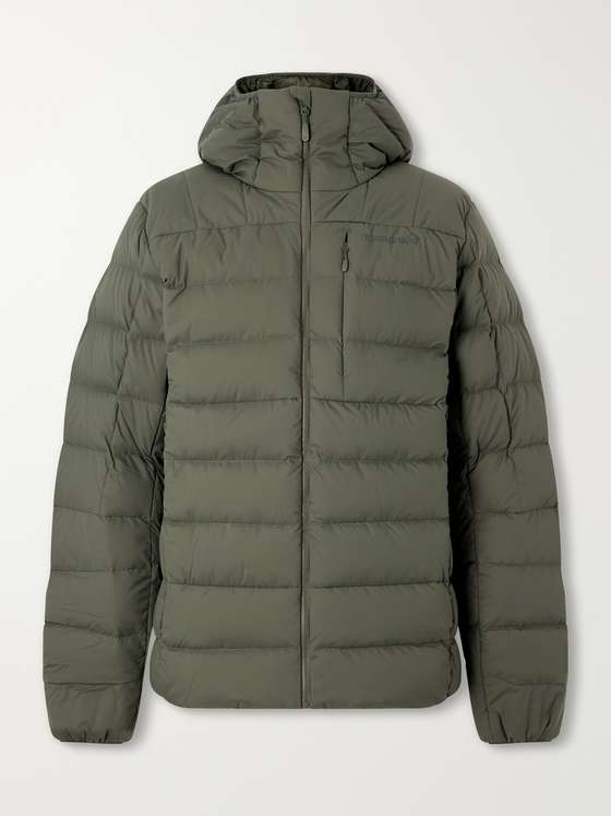Norrna Femund Hooded Quilted Recycled Shell Down Jacket