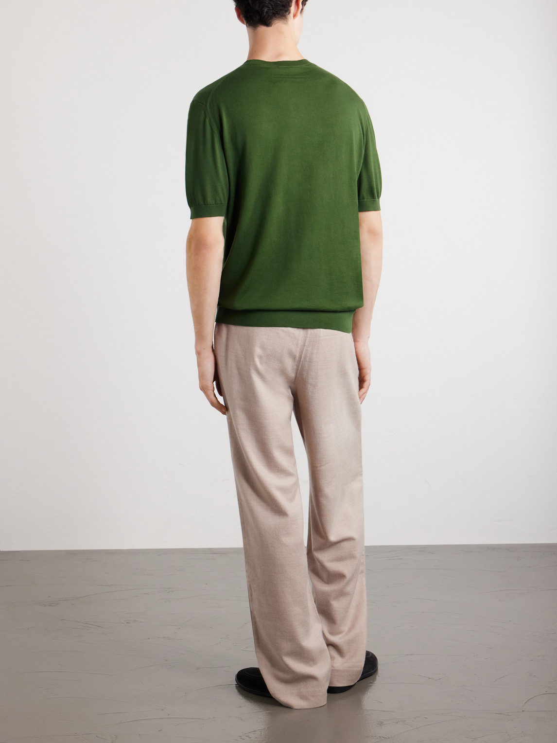 Knitted Cotton T-Shirt