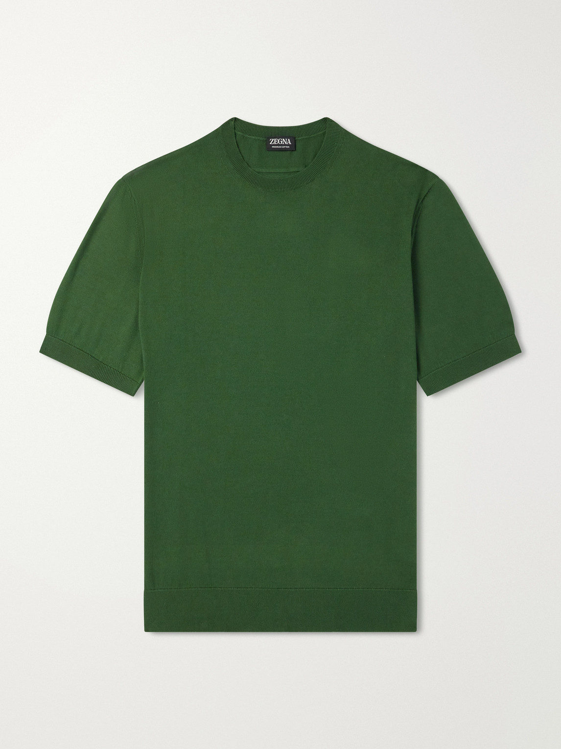 Knitted Cotton T-Shirt