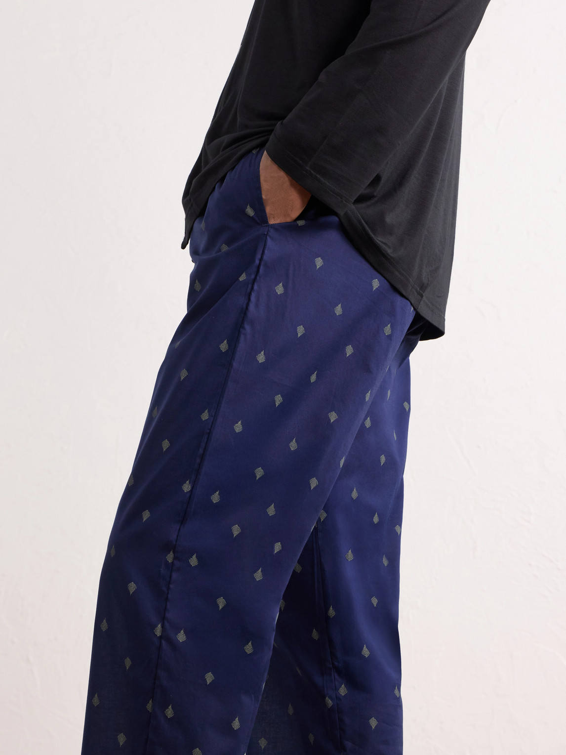 Nelson 111 Straight-Leg Cotton-Poplin Pyjama Trousers
