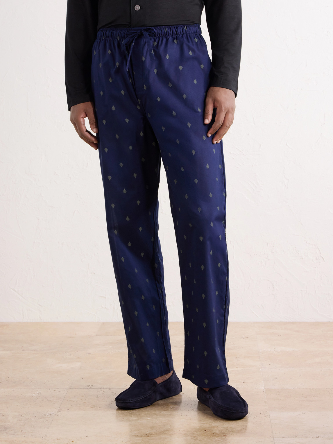 Nelson 111 Straight-Leg Cotton-Poplin Pyjama Trousers