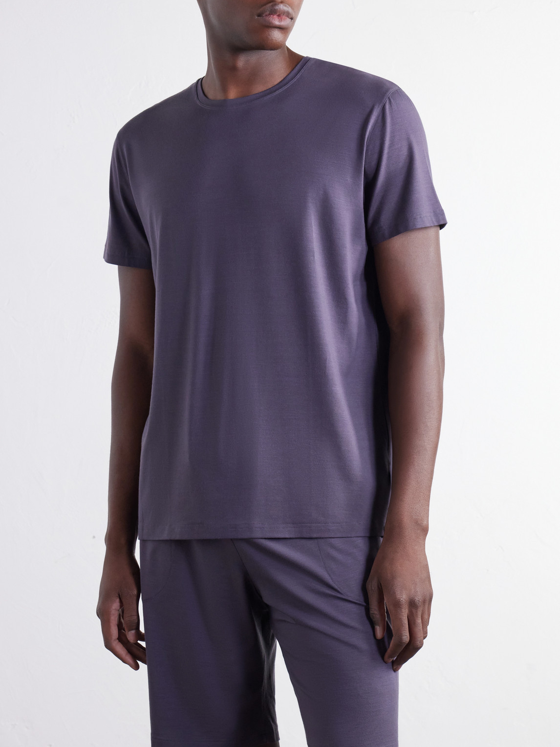 Basel Stretch-Modal Jersey Pyjama T-Shirt