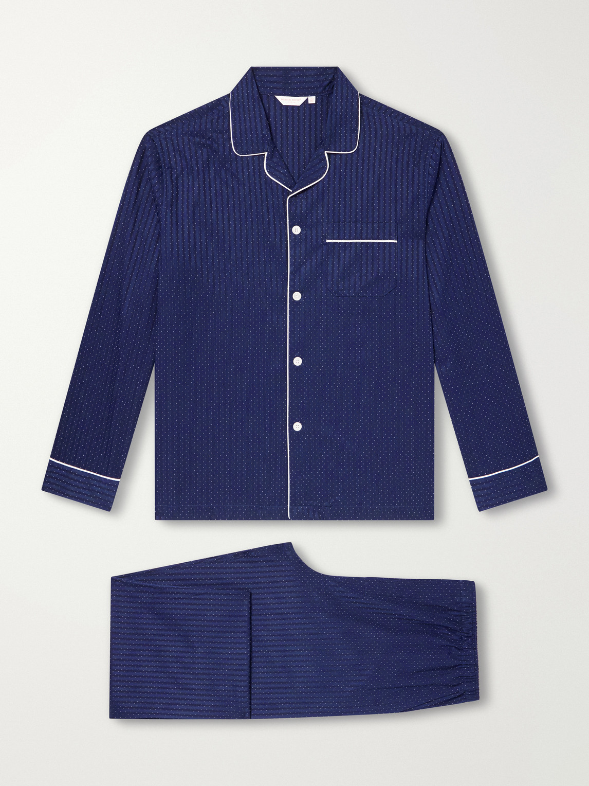 Derek Rose Royal Printed Cotton-poplin Pyjama Set In Multi