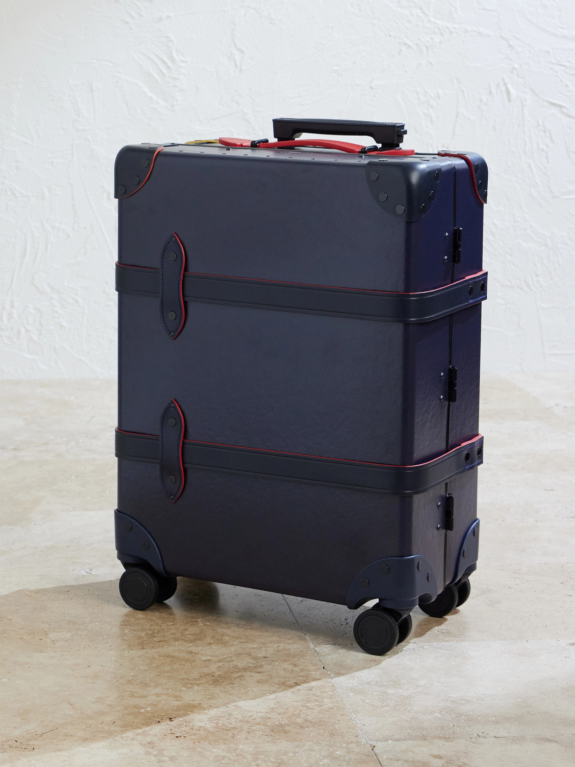 Globe-trotter 007 James Bond Thunderball Leather Carry-on Suitcase In Blue