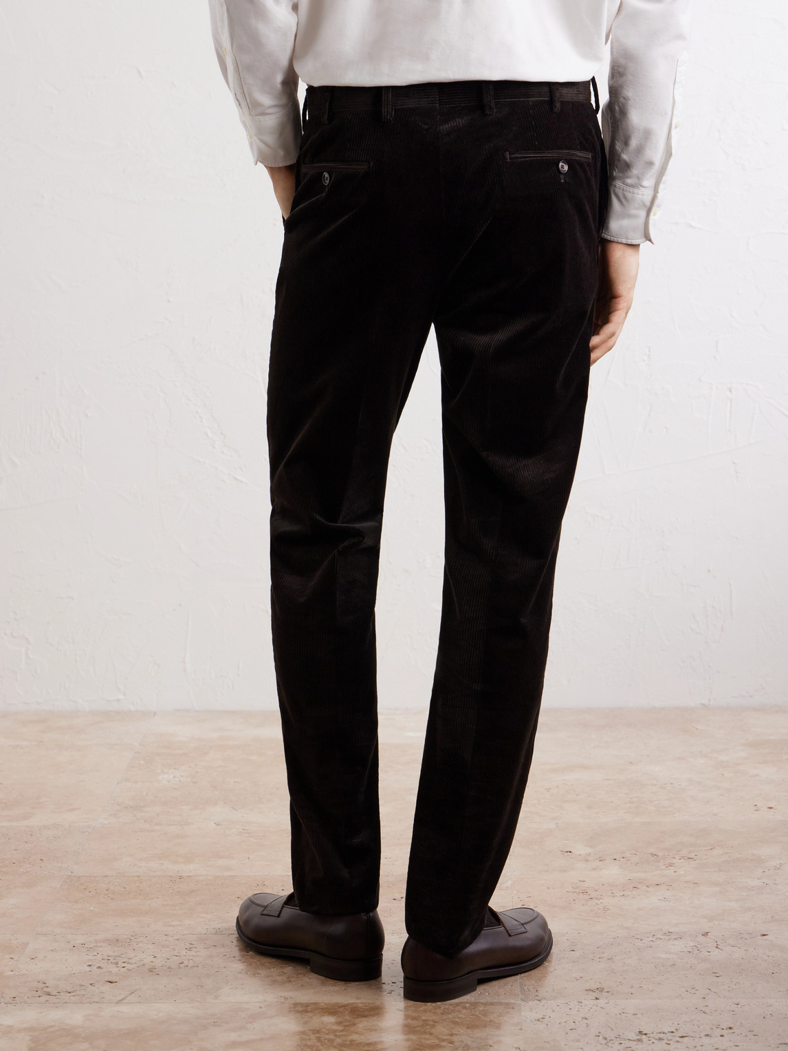Straight-Leg Cotton-Blend Corduroy