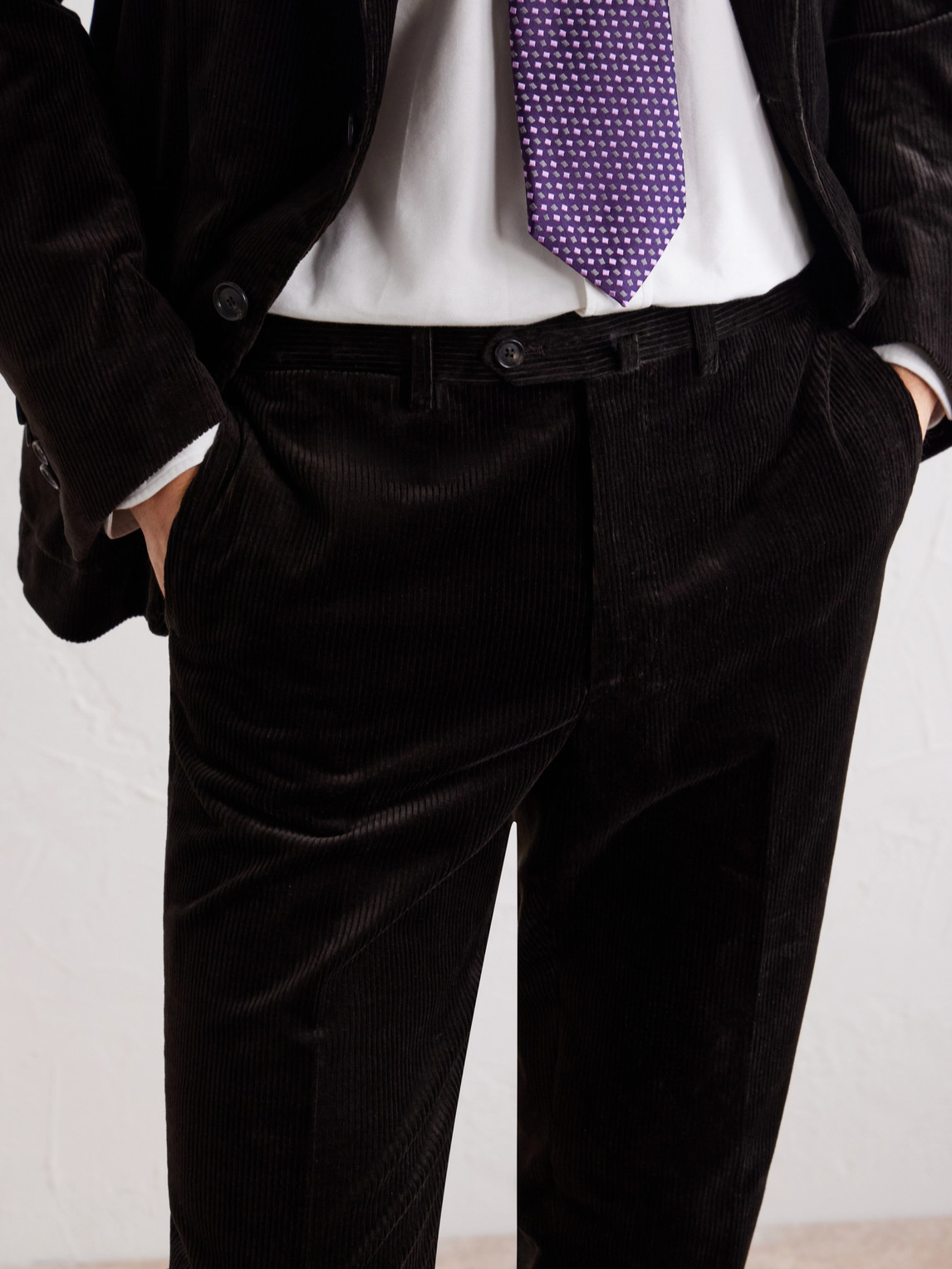 Straight-Leg Cotton-Blend Corduroy