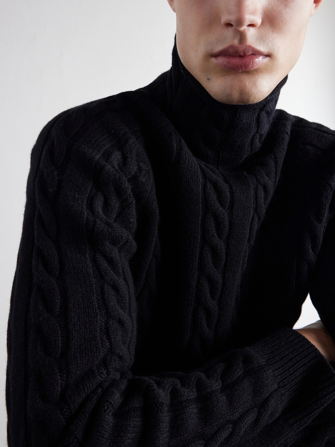 Cable-Knit Sweater