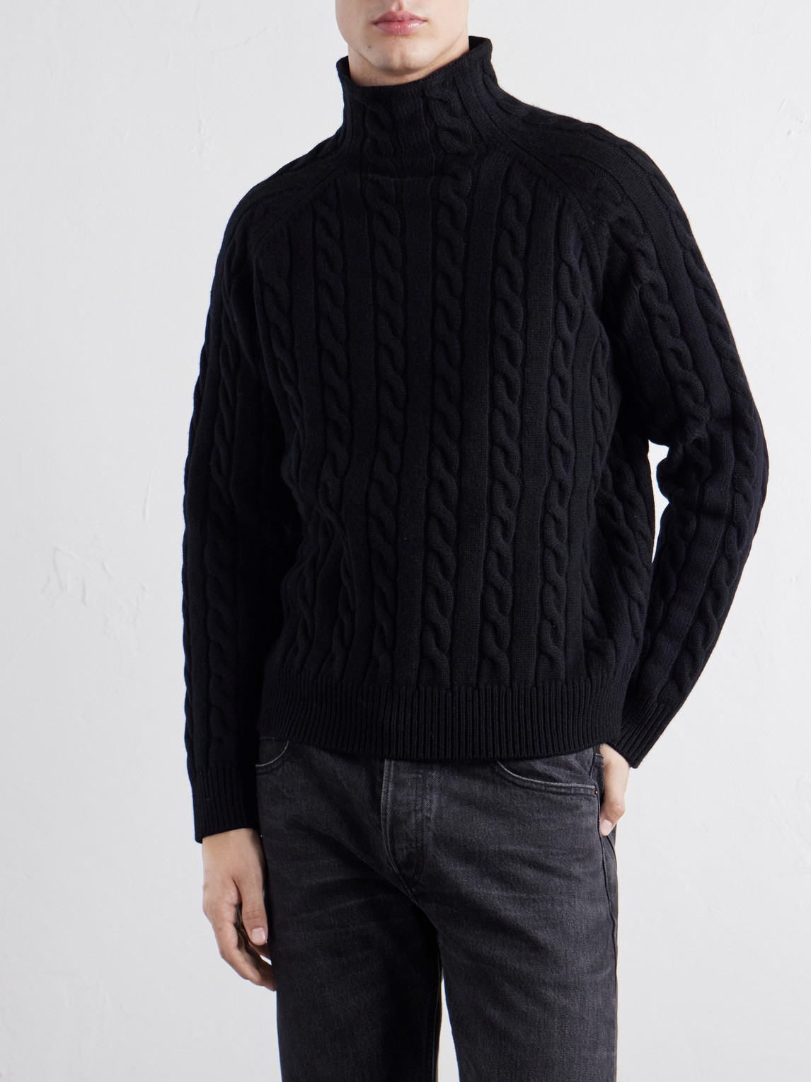 Cable-Knit Sweater