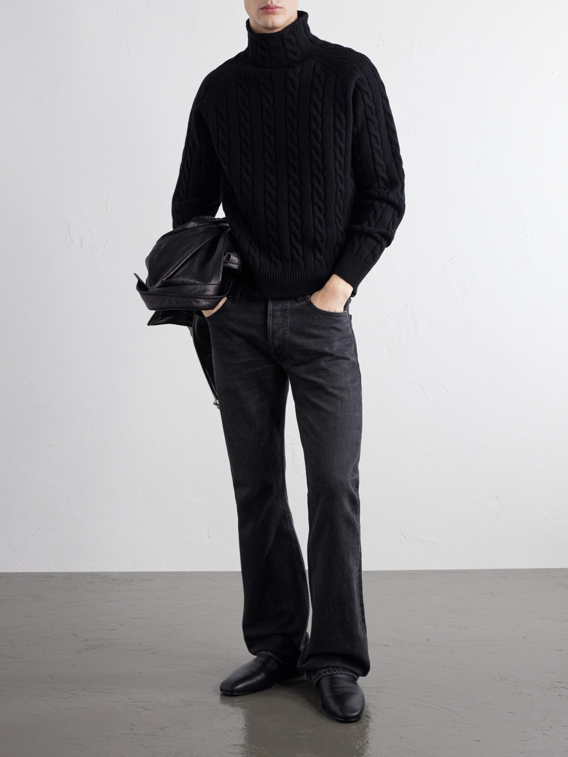 Cable-Knit Sweater