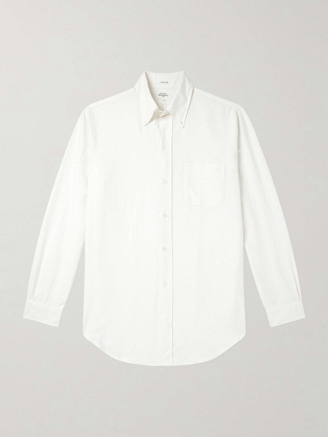 Hartford Cotton-oxford Shirt In White