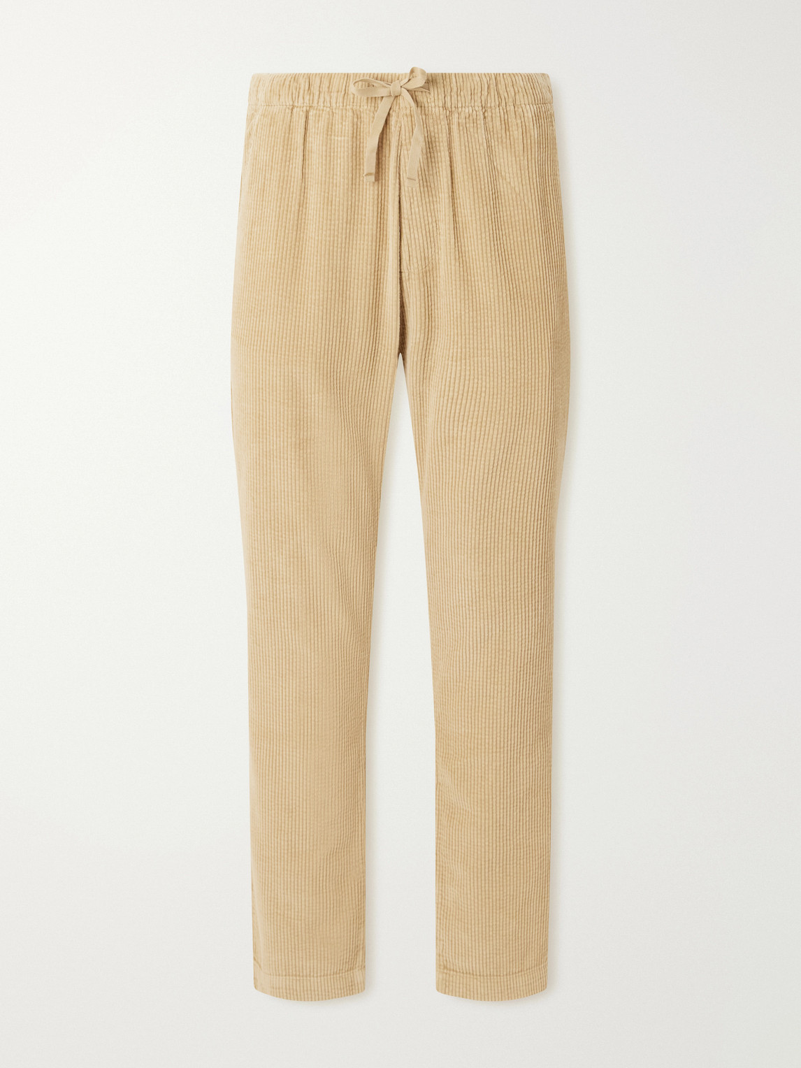 Hartford Joggy Straight-leg Cotton-corduroy Trousers In Neutrals