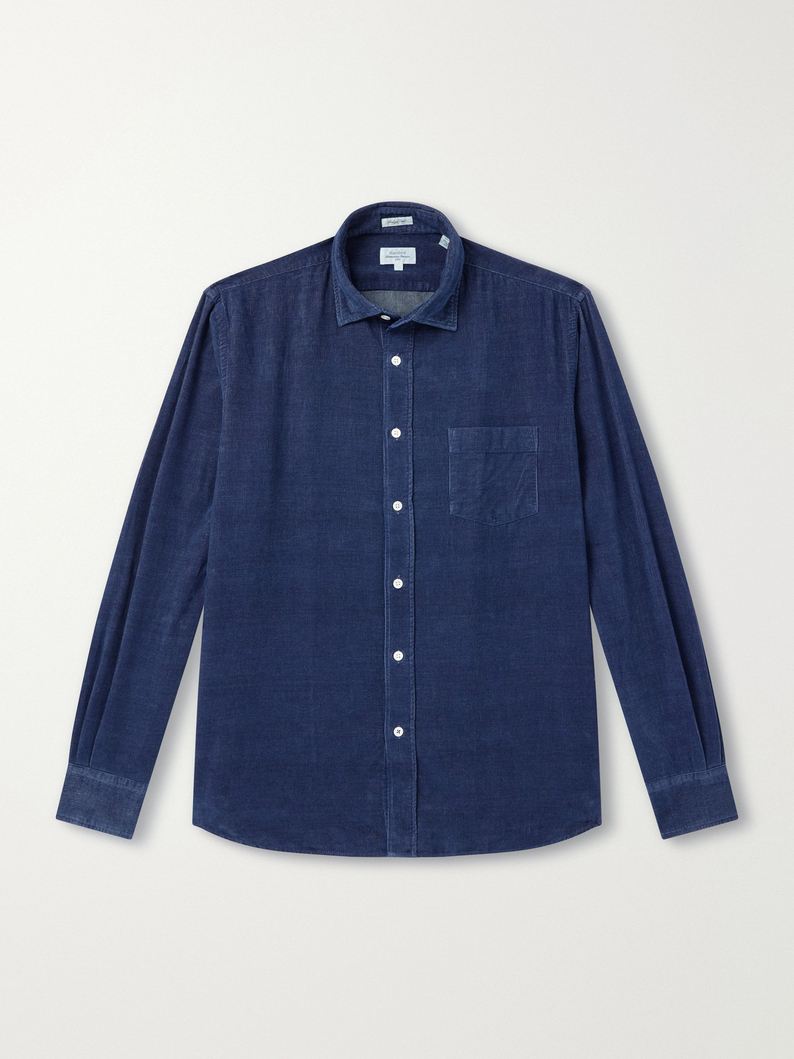 Hartford Paul Cotton-corduroy Shirt In Blue