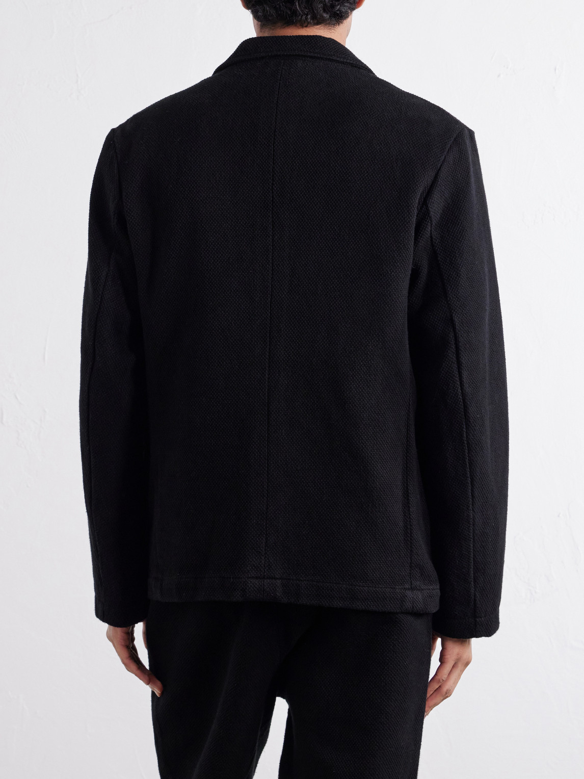 Cotton-Sashiko Suit Jacket