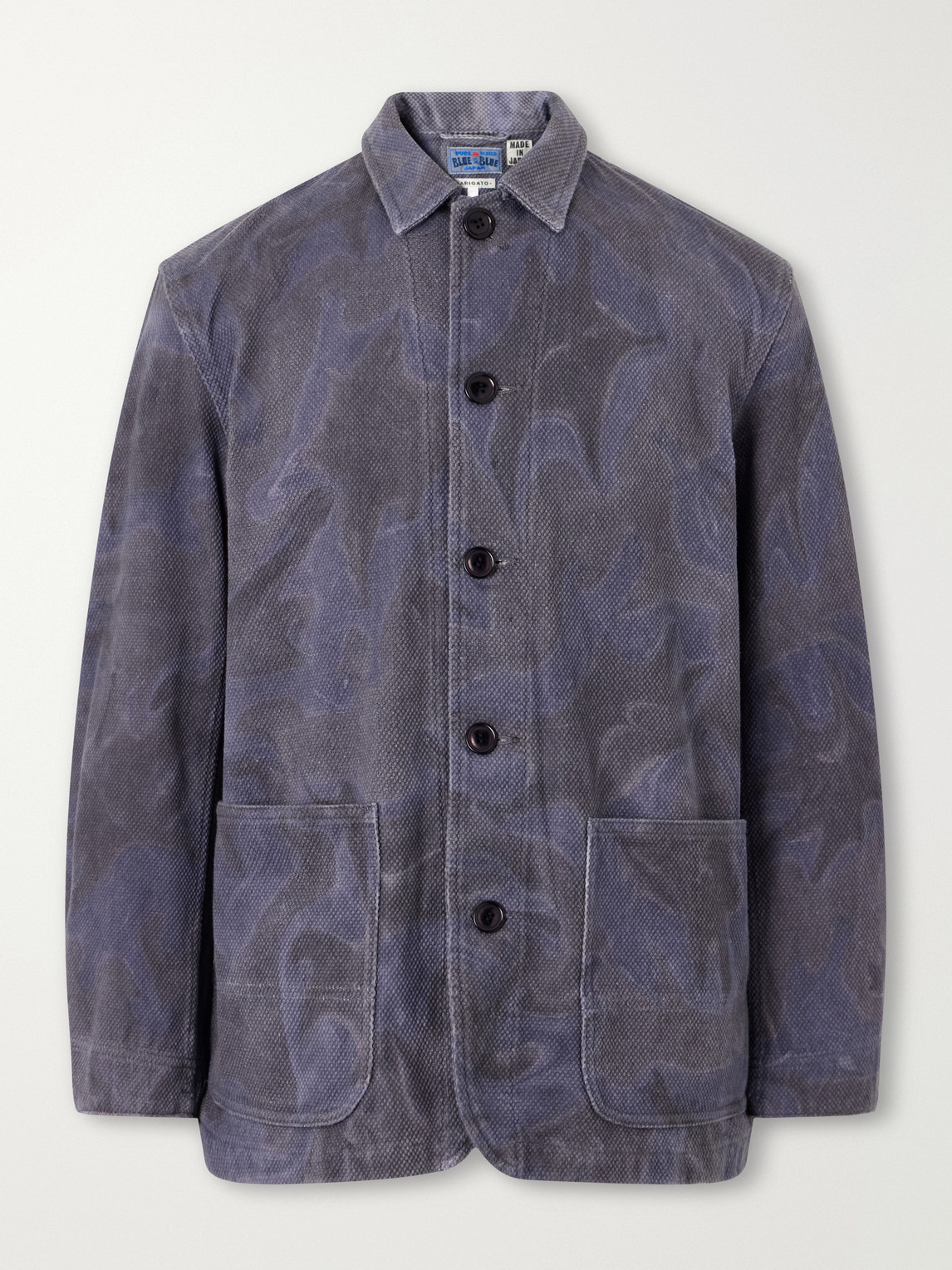 Coverall Sumi Nagashi Cotton-Sashiko Jacket